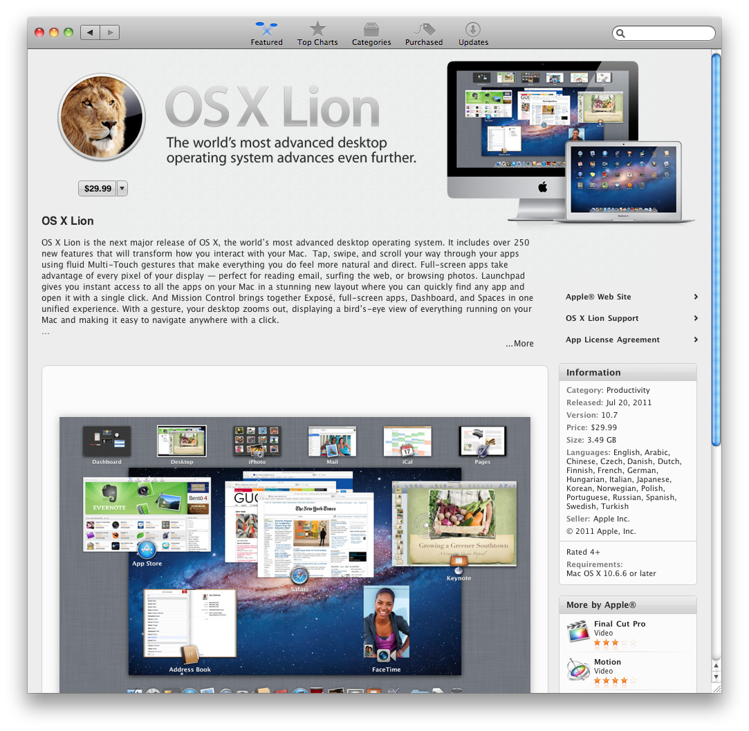 mac os x version 10.6 download for free